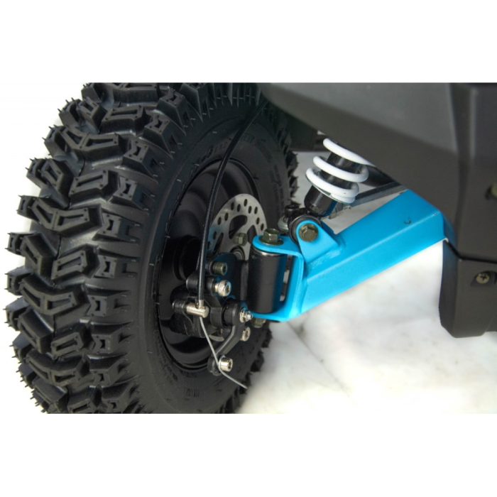 Atv electric copii XTR E-M9 1000W, culoare negru/rosu [10]