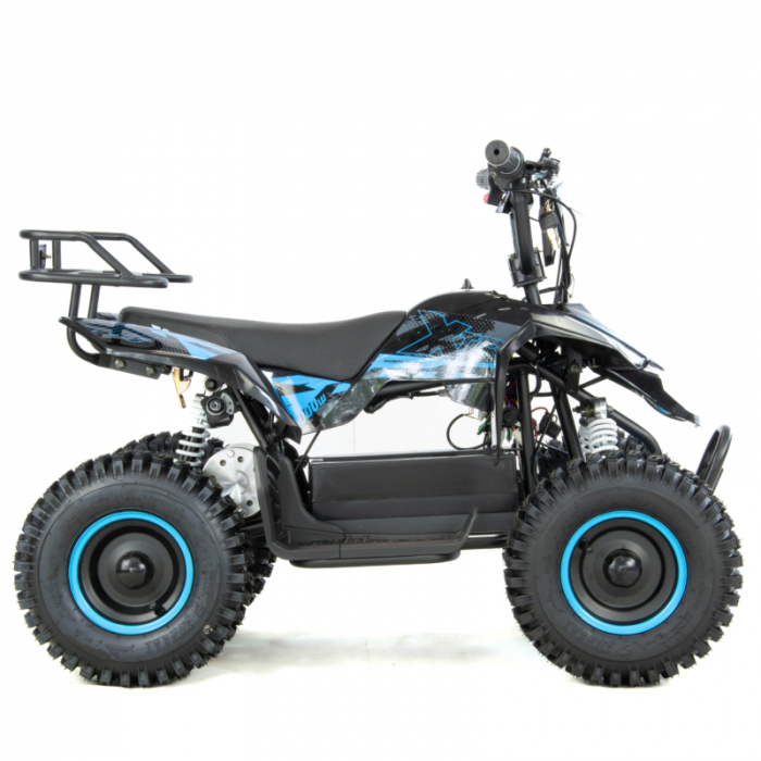 Atv electric copii XTR E-M8/6 1000W, culoare negru/albastru [2]