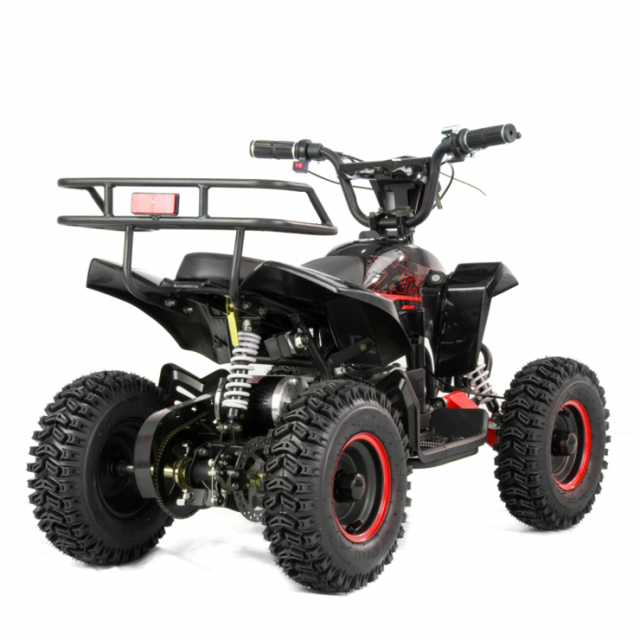 Atv electric copii XTR E-M8/6 1000W, culoare negru/rosu [3]