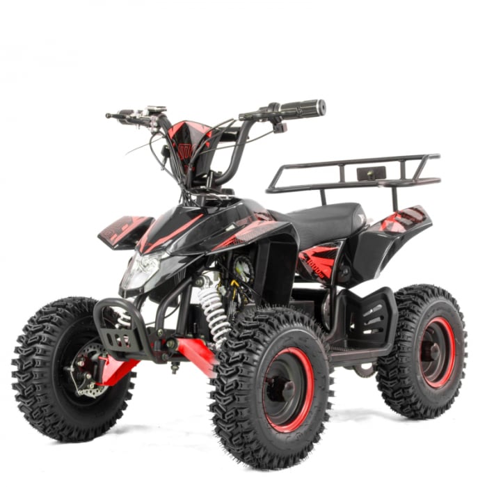 Atv electric copii XTR E-M8 6 1000W, culoare negru rosu