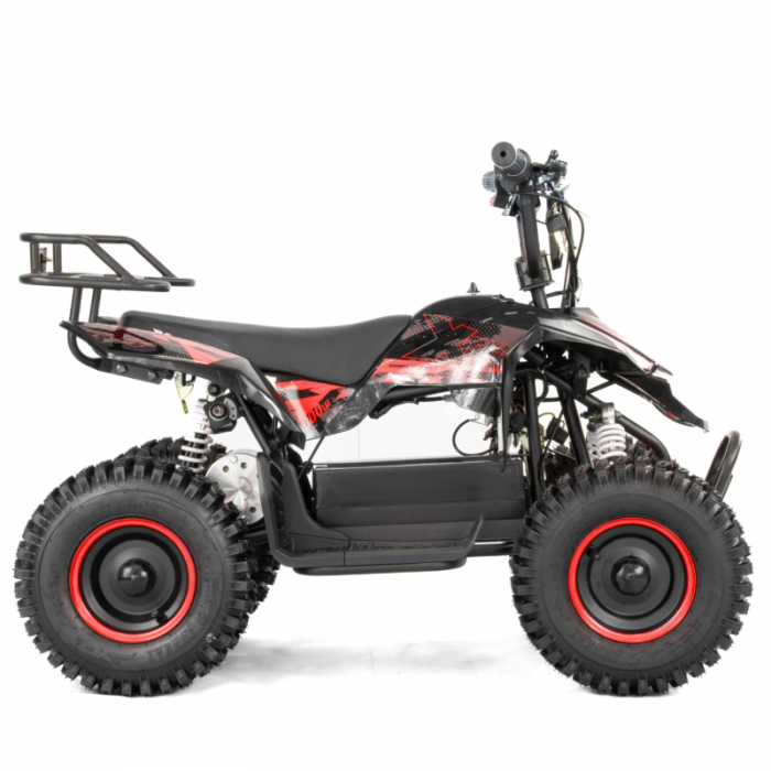 Atv electric copii XTR E-M8/6 1000W, culoare negru/rosu [2]