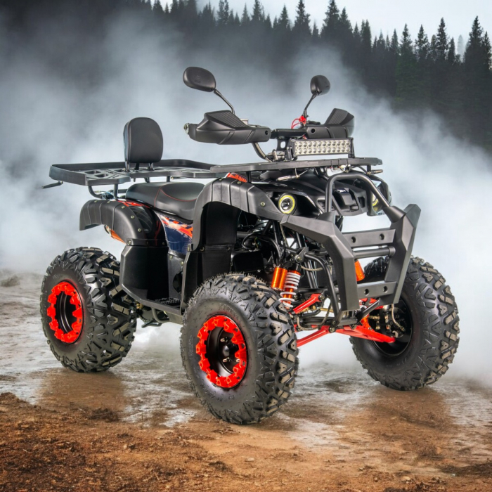 ATV XTR 012/10 PRO HUMMER, roti 10 inch, 250cc, 1+1 viteze, culoare negru/rosu [7]