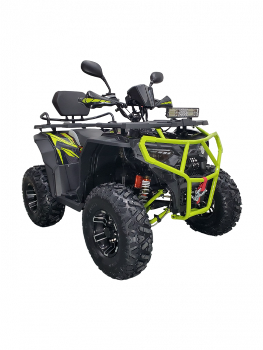 ATV XTR Pro Farmer X1 019, roti 10 inch, 250cc, 1+1 viteze, jante de aluminu, culoare negru verde