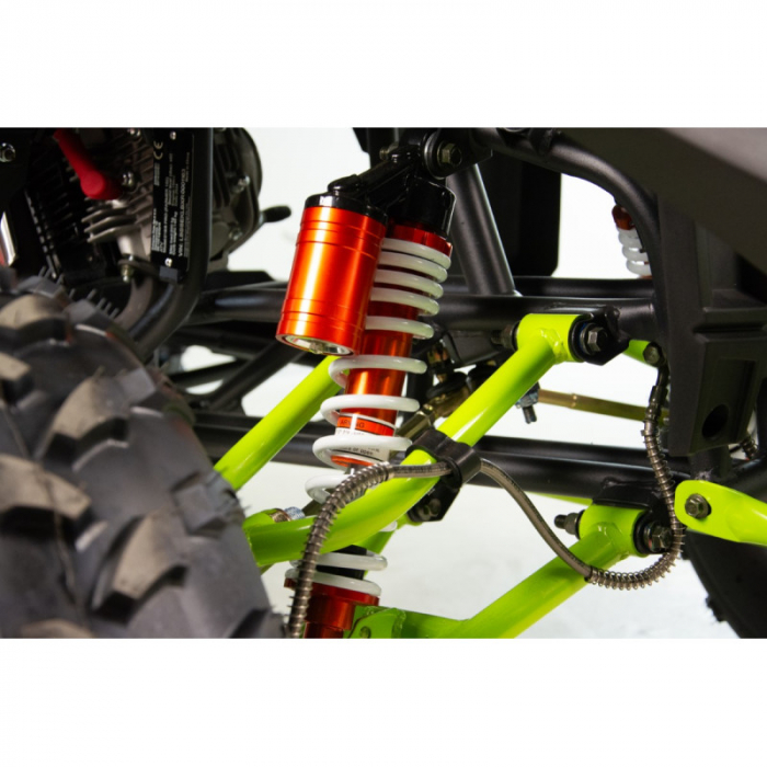 ATV XTR Pro Farmer 019, roti 8 inch, 150cc, 3+1 viteze, jante de aluminu, culoare negru/verde [23]