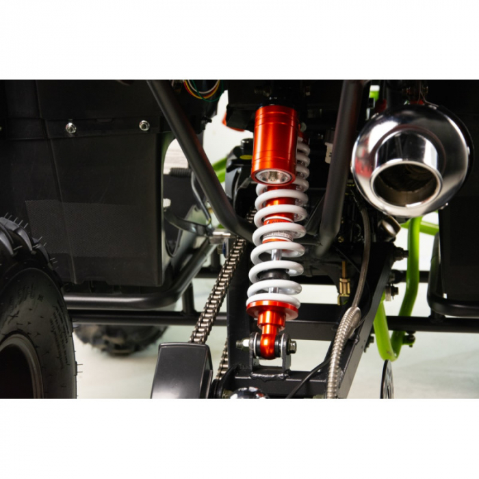 ATV XTR Pro Farmer 019, roti 8 inch, 150cc, 3+1 viteze, jante de aluminu, culoare negru/verde [15]