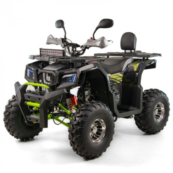 ATV XTR Pro Farmer 019, roti 8 inch, 150cc, 3+1 viteze, jante de aluminu, culoare negru/verde [6]