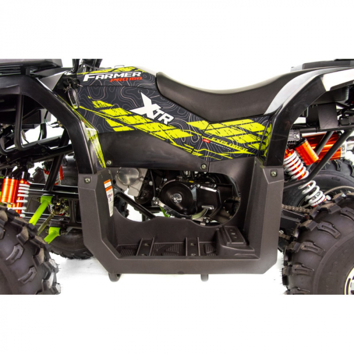 ATV XTR Pro Farmer 019, roti 8 inch, 150cc, 3+1 viteze, jante de aluminu, culoare negru/verde [21]
