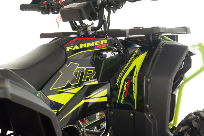 ATV XTR Pro Farmer 019 X1, 150cc, roti 8", 3+1 viteze, jante din aluminiu, gri-lime [25]