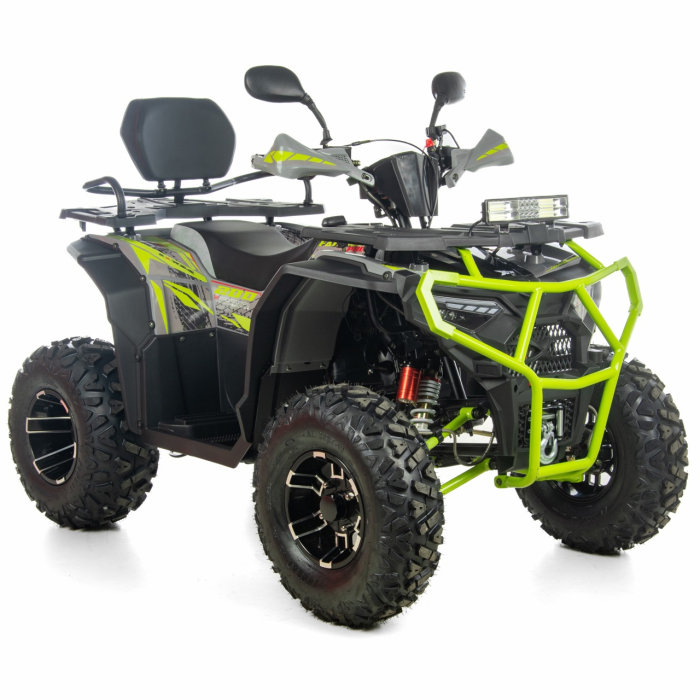 ATV XTR Pro Farmer X1 019, roti 10 inch, 200cc, 1+1 viteze, jante de aluminu, culoare gri/verde [5]