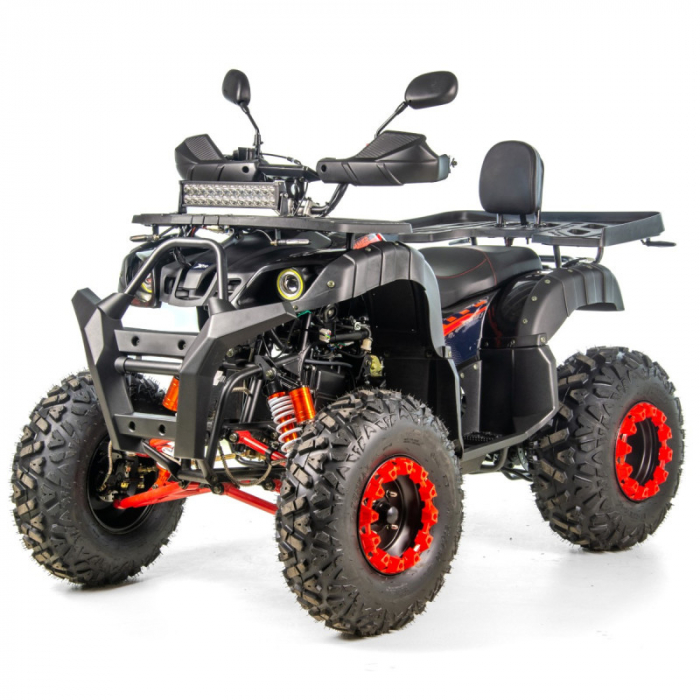 ATV XTR 012/10 PRO HUMMER, roti 10 inch, 250cc, 1+1 viteze, culoare negru/rosu [6]