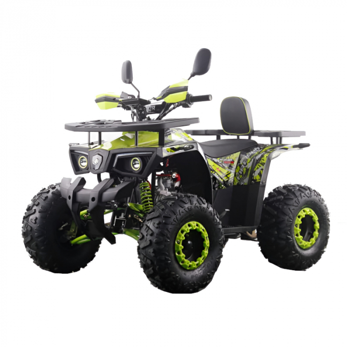 ATV XTR Pro FireShot 002 roti 8 inch,125cc, 3+1 viteze, culoare negru lime