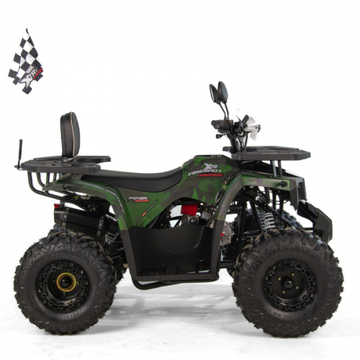 ATV XTR Pro FireShot 002, roti 8 inch, 125cc, 3+1 viteze, culoare verde camo [2]