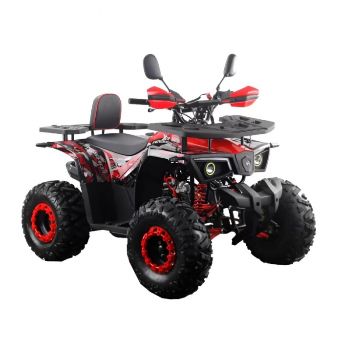 ATV XTR Pro FireShot 002 roti 8 inch,125cc, 3+1 viteze, culoare negru rosu