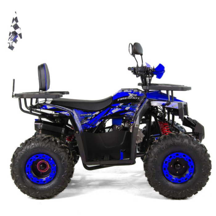 ATV XTR Pro FireShot 002, roti 8 inch, 125cc, 3+1 viteze, culoare negru/albastru [5]