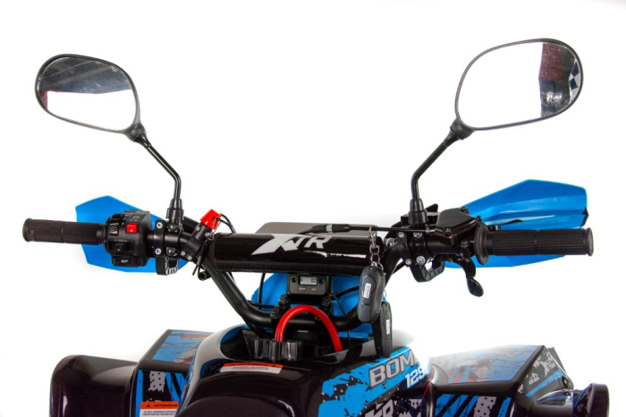 ATV XTR Varia Pro Bombardier 008/8, roti 8 inch, 125 cc, 1+1 viteze, culoare negru/albastru [12]