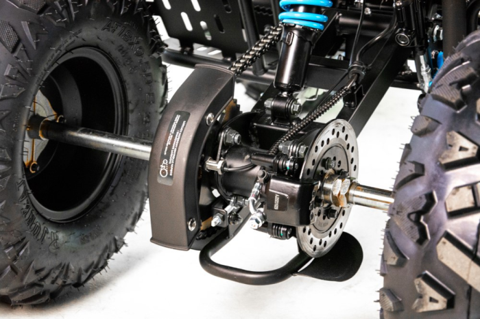 ATV XTR Varia Pro Bombardier 008/8, roti 8 inch, 125 cc, 1+1 viteze, culoare negru/rosu [9]