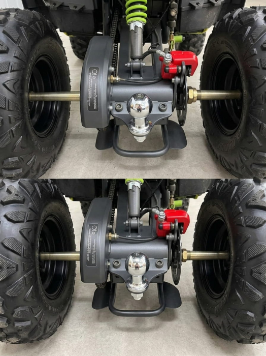 ATV XTR Pro Forest 125cc, 8 inch, Semi-Automat 3+1, Pornire Electrica, Gri-Rosu [7]
