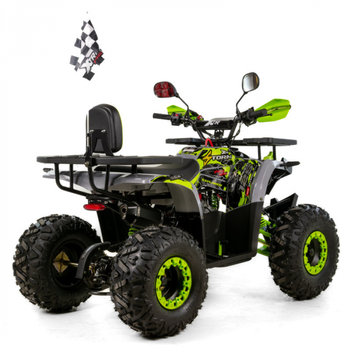 ATV XTR Pro Storm, roti 8 inch, 125cc, 1+1 viteze, culoare negru/lime [3]