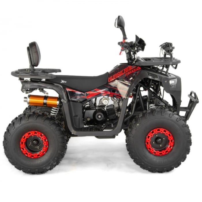 ATV XTR Pro Hurricane, roti 8 inch, 150cc, 3+1 viteze, culoare negru/rosu [5]