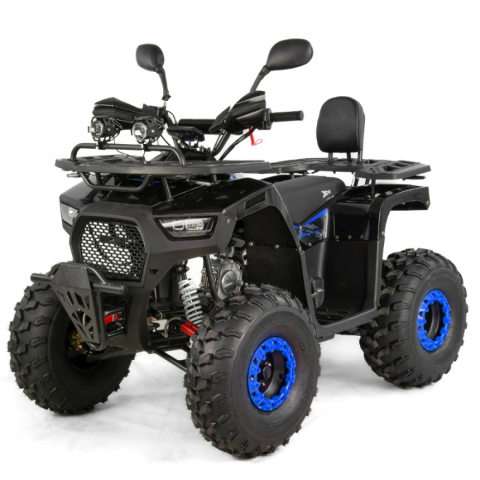 ATV XTR Pro Hurricane, roti 8 inch, 150cc, 3+1 viteze, culoare negru albastru