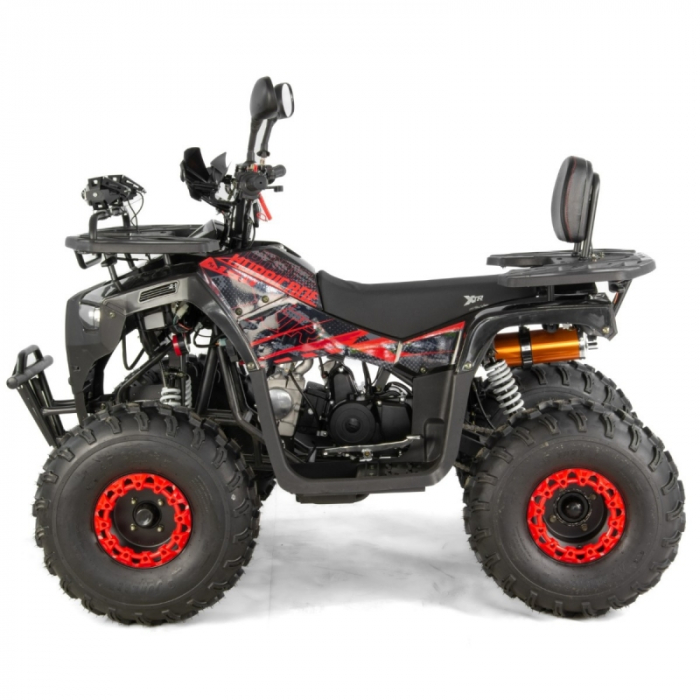 ATV XTR Pro Hurricane, roti 8 inch, 150cc, 3+1 viteze, culoare negru/rosu [2]