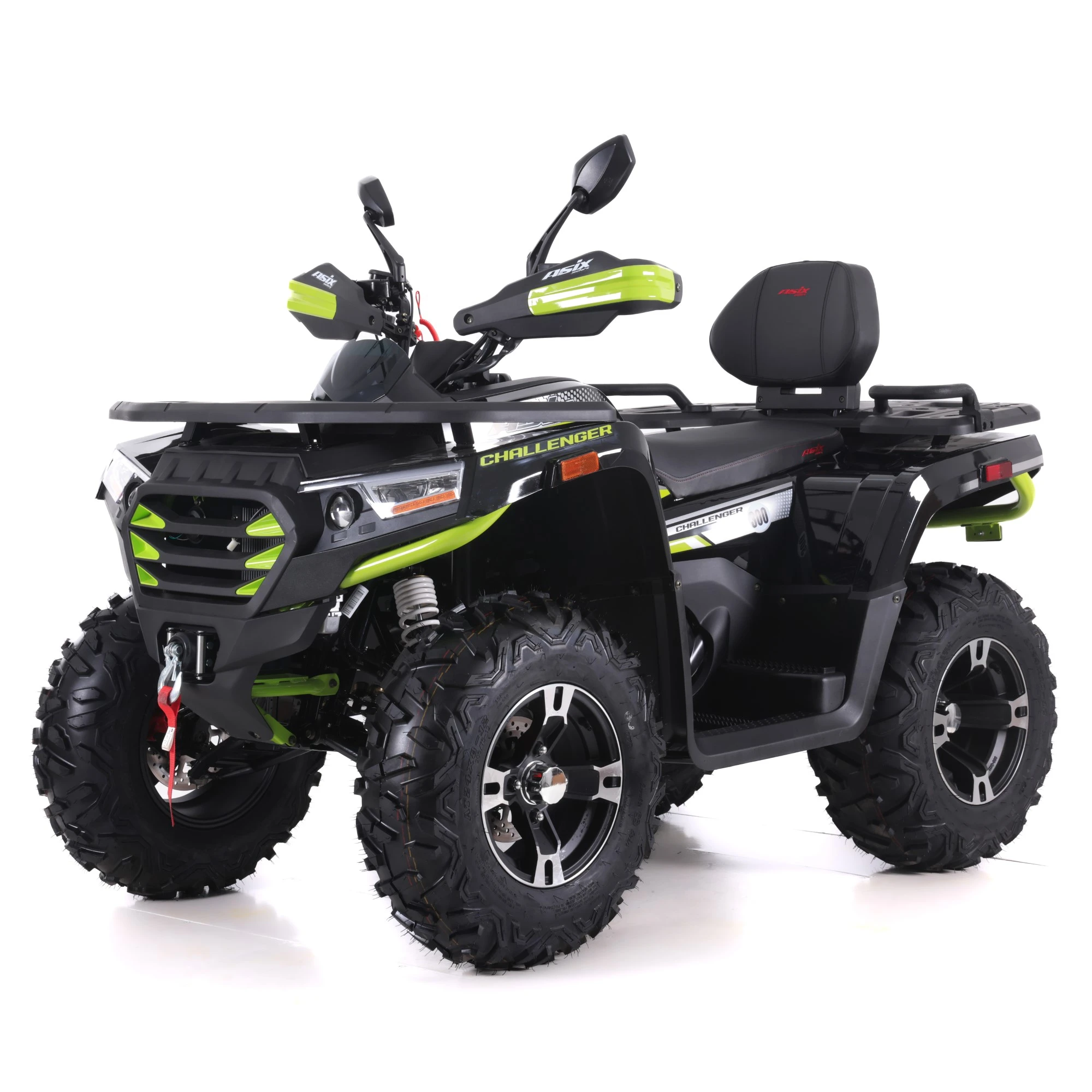 ATV Asix Challenger 300, roti 12 inch, 2+1 viteze, culoare negru/verde, inregistrabil T3B [2]