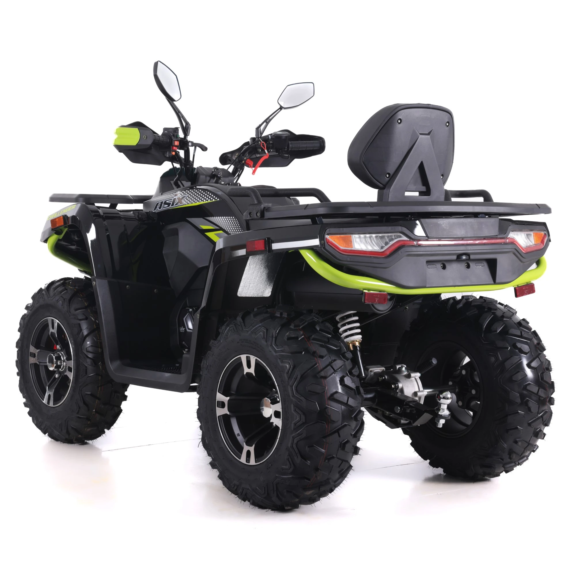ATV Asix Challenger 300, roti 12 inch, 2+1 viteze, culoare negru/verde, inregistrabil T3B [4]