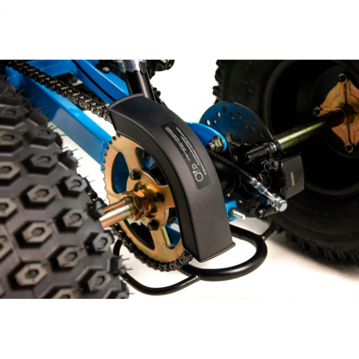 ATV XTR Pro Raptor 016, roti 8 inch, 125cc, 1+1 viteze, culoare negru/albastru [14]