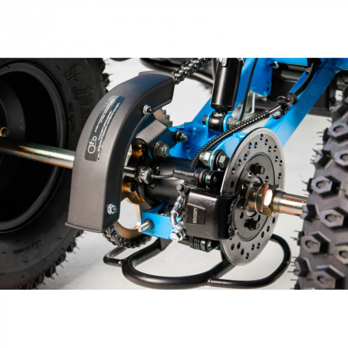 ATV XTR Pro Raptor 016, roti 8 inch, 125cc, 1+1 viteze, culoare negru/albastru [9]