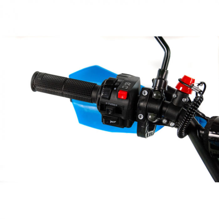 ATV XTR Pro Raptor 016, roti 8 inch, 125cc, 1+1 viteze, culoare negru/albastru [10]
