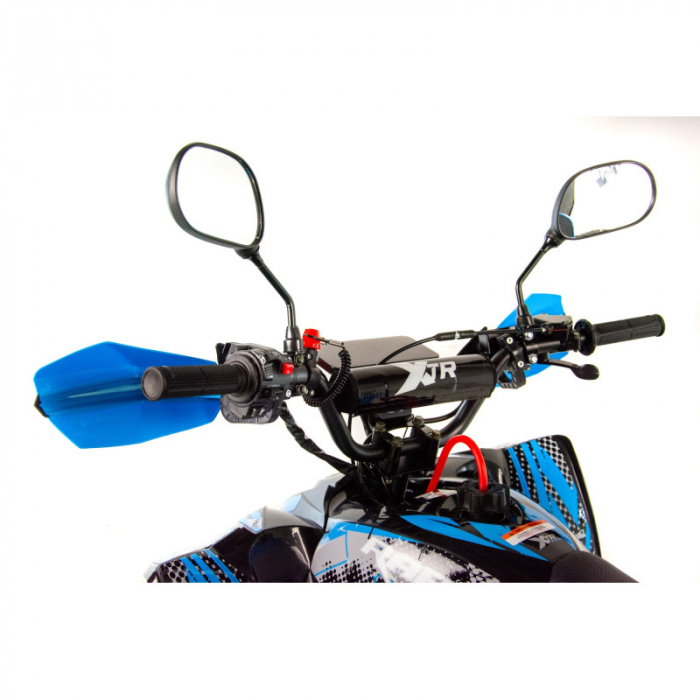 ATV XTR Pro Raptor 016, roti 8 inch, 125cc, 1+1 viteze, culoare negru/albastru [17]