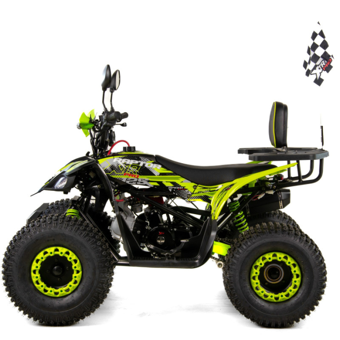 ATV XTR Pro Raptor 016, roti 8 inch, 125cc, 1+1 viteze, culoare negru/verde [5]