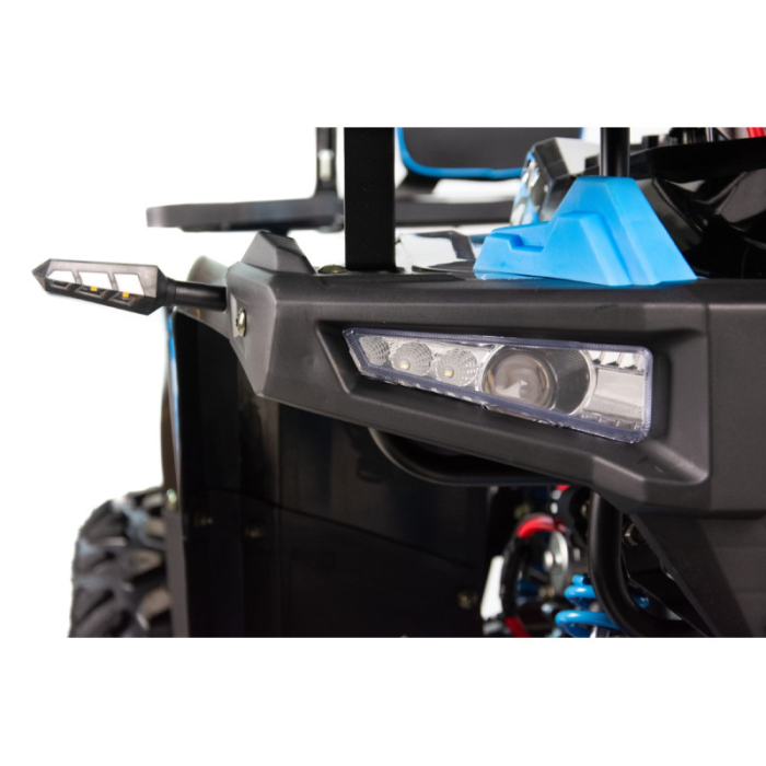 ATV XTR Pro Storm, roti 8 inch, 125cc, 1+1 viteze, culoare negru/albastru [10]
