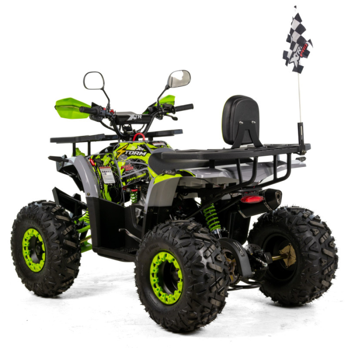 ATV XTR Pro Storm, roti 8 inch, 125cc, 3+1 viteze, culoare negru/lime [3]
