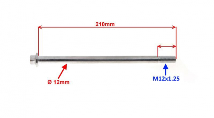 Ax spate cross diametru 12mm [3]