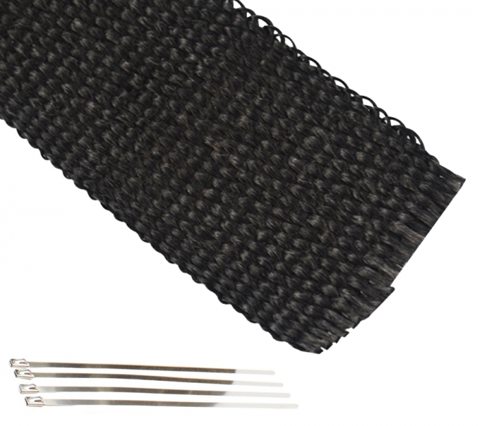 Banda izolare toba de avacuare L=5metri, latime 52mm, culoare negru [3]