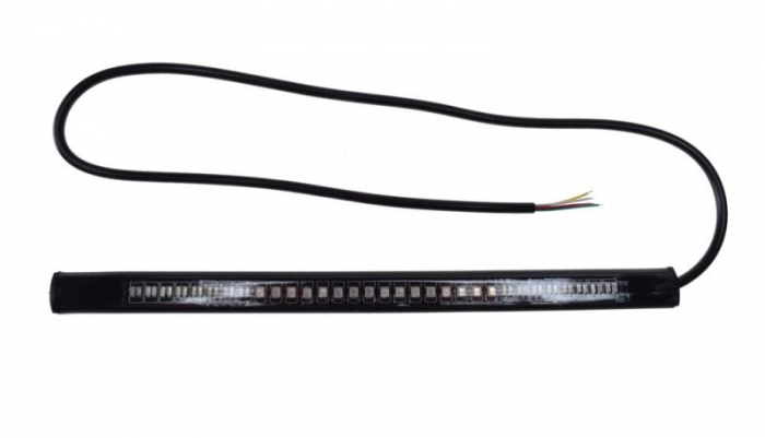Banda led 12V, semnalizare/stop/pozitie, culoare negru [2]