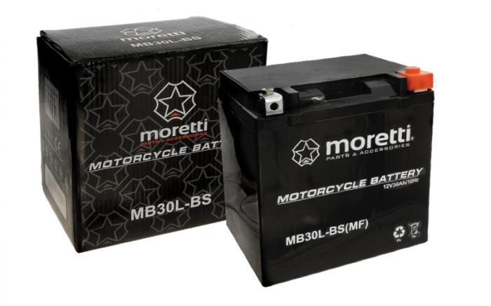 Baterie ATV Cf Moto, AGM (YTX30L-BS) MB30L-BS, 12V, 30Ah [3]