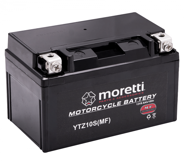 Baterie Moretti AGM (Gel) MTZ10S, 12V, 8.6Ah