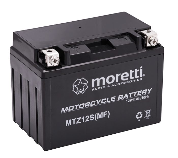 Baterie Moretti AGM (Gel) MTZ12S, 12V, 11Ah