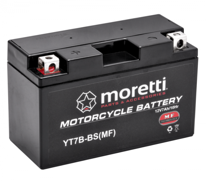 Baterie moto atv AGM 12v, 7ah, Gel, MT7B-BS