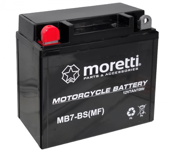 Baterie moto atv (Gel) MB7-BS 12N7-3A, 12V AGM