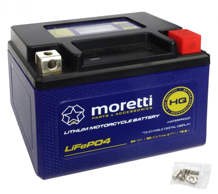 Baterie moto atv Lithium ion MFPX4L Moretti