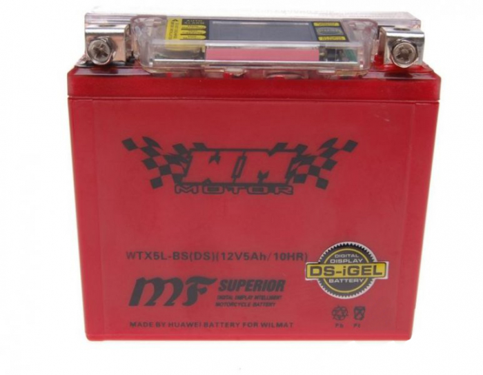 Baterie YTX5L-BS - iGEL, necesita electrolit [2]