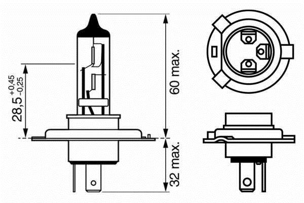 Bec far H4 HS1 12V 35/35W [2]