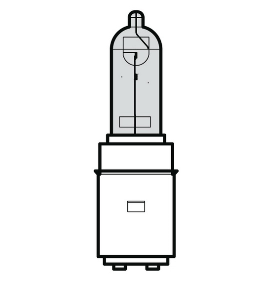 Bec far halogen 12V35 35W BA20D , lumina alba