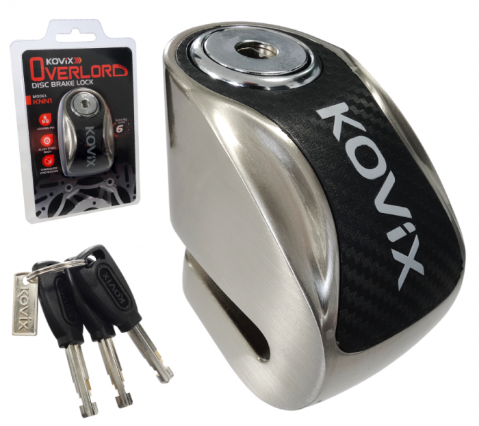 Blocaj disc frana (antifurt) Kovix KNN1, culoare metalizat [5]