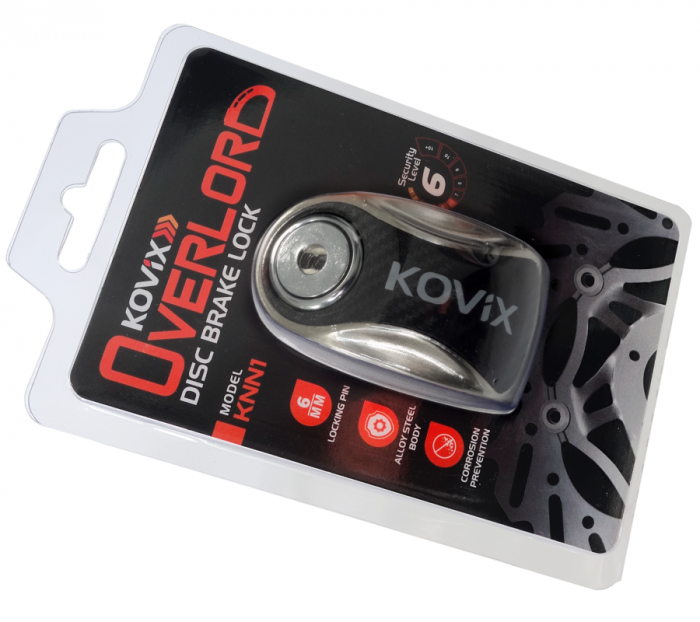 Blocaj disc frana (antifurt) Kovix KNN1, culoare metalizat [4]