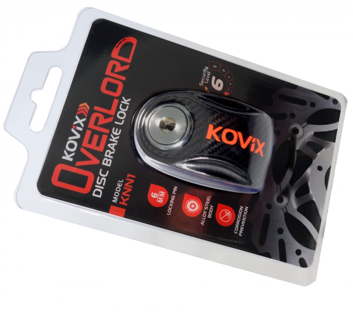 Blocaj disc frana (antifurt) Kovix KNN1, culoare negru [4]