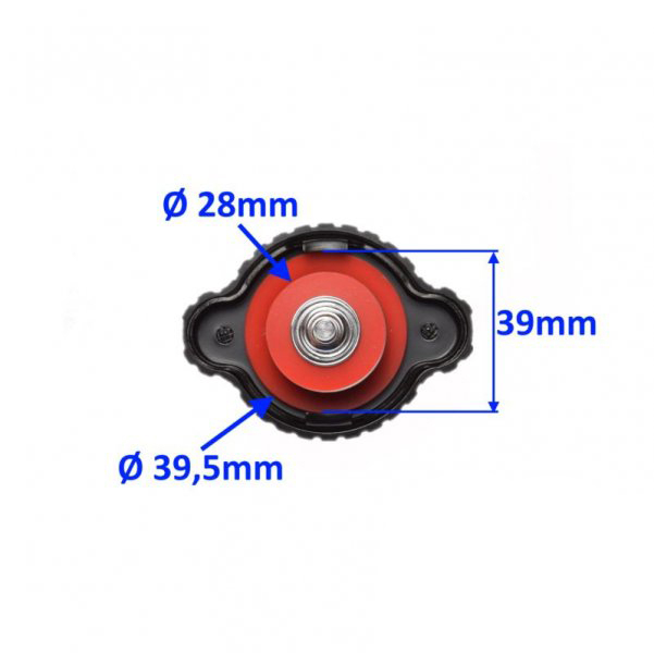 Buson radiator cu indicator de temperatura lichid, supapa 1.8 bar [2]